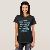 T-shirt Pas un magicien - Concepteur numérique (Devant entier)