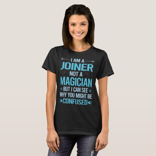 T-shirt Pas un magicien - Joinier (Devant entier)