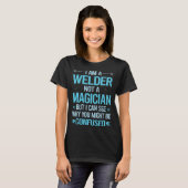 T-shirt Pas un magicien - Soudeur (Devant entier)