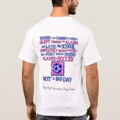 T-shirt Pas un mauvais jour (Dos)