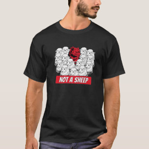 T-shirt Pas un mouton Je ne suis pas un des moutons patrio