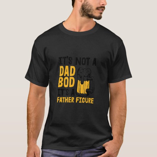 T-shirt Pas un papa Bod C'est un père Figure (Devant)