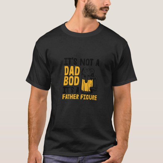 T-shirt Pas un papa Bod C'est un père Figure (Devant)