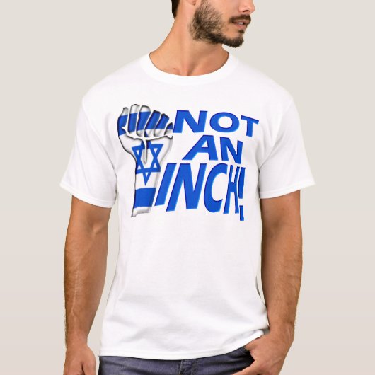 T-shirt Pas un pouce (Devant)