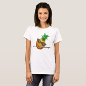 T-shirt Pas Un Swinger J'Aime Les Ananas (Devant entier)
