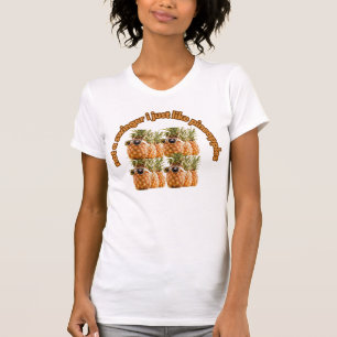 T-shirt pas un swinger j'aime les ananas