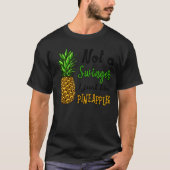 T-shirt Pas Un Swinger J'Aime Les Ananas (Devant)