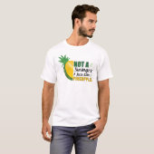 T-shirt Pas Un Swinger J'Aime Les Ananas (Devant entier)