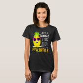 T-shirt Pas Un Swinger J'Aime Pineapples Pineapple Jo (Devant entier)