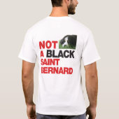 T-shirt Pas une chemise de saint (Dos)