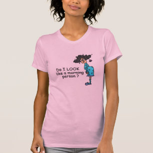 T-shirt Pas une personne de matin