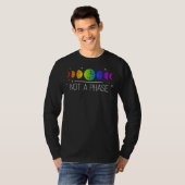T-shirt Pas Une Phase Moon Phases Pride Lgbt (Devant entier)