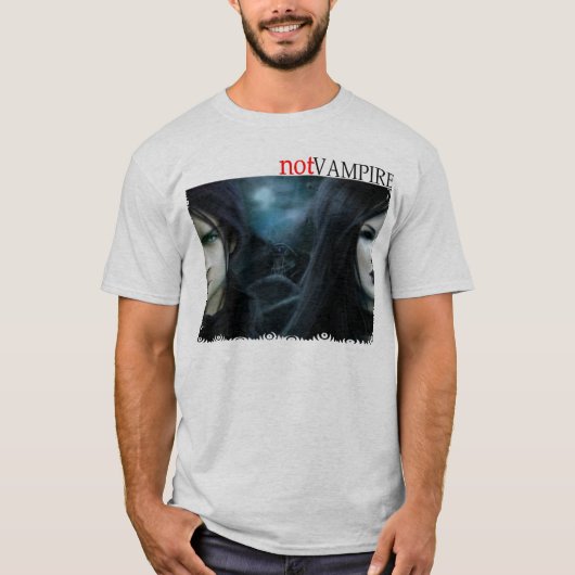 T-shirt Pas vampire : Alien (Devant)