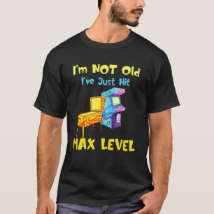 T-shirt Pas Vieux Hit Max Niveau Grand-Père Jeux Vintages