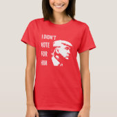T-shirt Pas voté pour Trump (Devant)