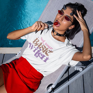 T-shirt Pas votre sorcière de base Éffrayant Halloween mag