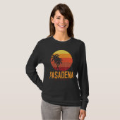 T-shirt Pasadena California Retro (Devant entier)