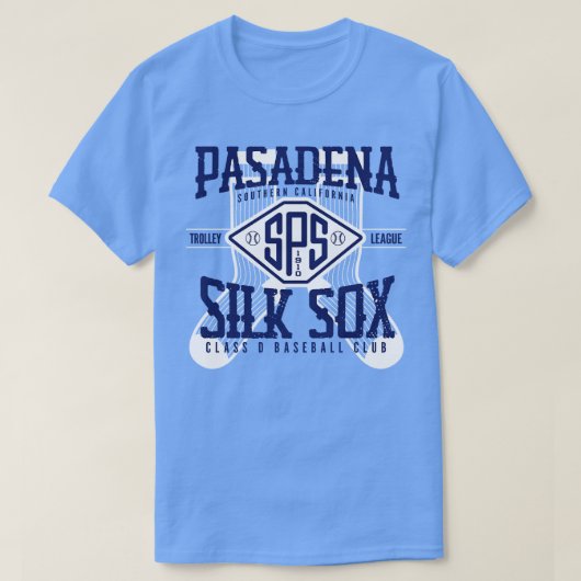 T-shirt Pasadena Sox en soie (Design devant)