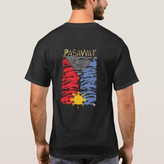 T-shirt Pasaway, Pinoy, Philippin drôle, Philippines (Dos)