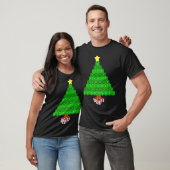 T-shirt Pascales Triangle Math Arbre de Noël  (Unisexe)