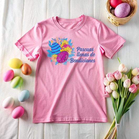 T-shirt Pascuas llenas de bendiciones