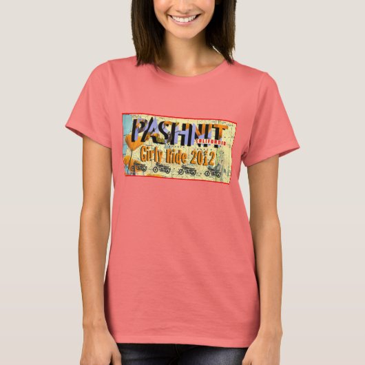 T-shirt Pashnit Girly Ride 2012 (Devant)