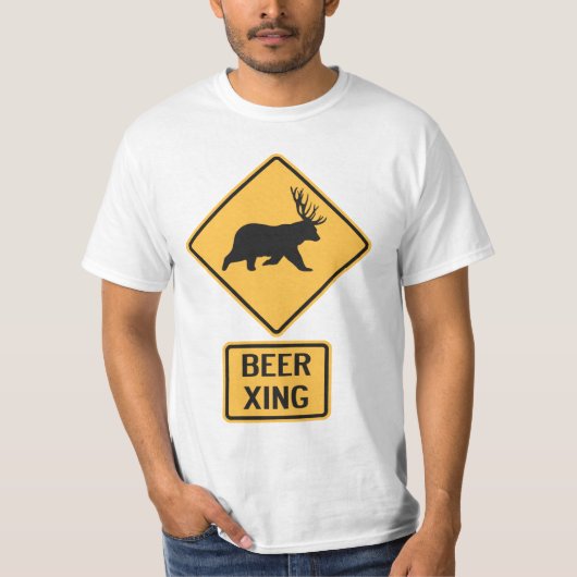 T-shirt Passage de la bière de cerf d'ours (Devant)