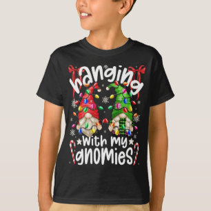 T-shirt Passe Avec Mes Gnomies Père Noël Gnome Christmas P