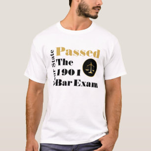 T-shirt Passé l'examen à la barre (Personnaliser, état