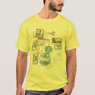 T-shirt Passeport cool entrée pays visa de voyage