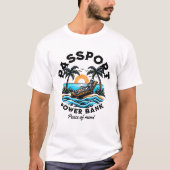 T-shirt Passeport, Powerbank, Tranquillité d'esprit, T-shi (Devant)