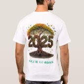 T-SHIRT PASSER AU VERT (Dos)