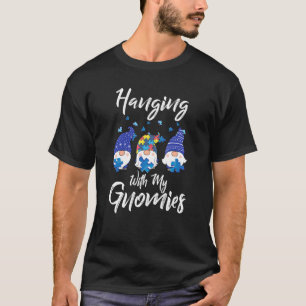 T-shirt Passer du temps avec mes gnomes puzzle Sensibilisa