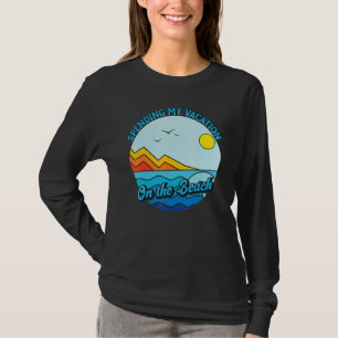 T-shirt Passer Mes Vacances Sur La Plage Famille Vacances