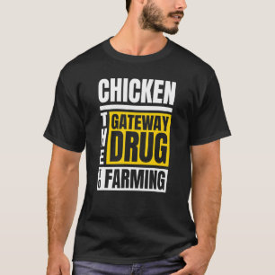 T-shirt Passerelle de l'éleveur de poulets vers l'élevage