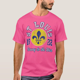 T-shirt Passerelle Rétro St Louis Vers L'Ouest Missouri 18
