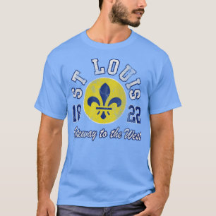 T-shirt Passerelle Rétro St Louis Vers L'Ouest Missouri 18