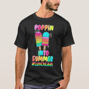 T-shirt Passez À L'Été Dernier Jour De Déjeuner De L'École