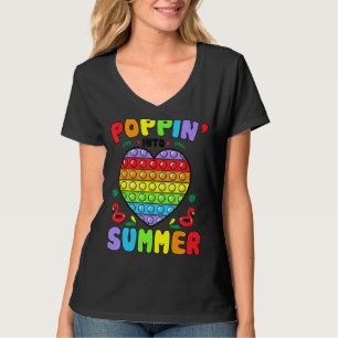 T-shirt Passez Dans Été Pop It Dernier Jour D'Enseignement