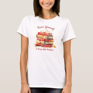 T-shirt Passez un joyeux petit Bookmas