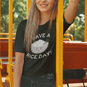 T-shirt Passez une journée de riz