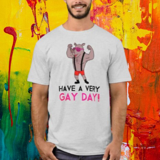 T-shirt Passez Une Journée Très Gay