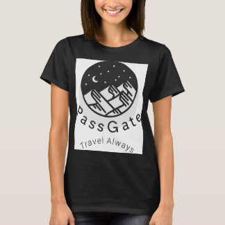 T-shirt PassGate Voyage Toujours Chemise T Noir Femmes