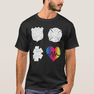 T-shirt Passion de coeur d'impulsion de répondeurs