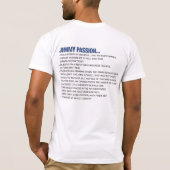 T-shirt Passion de Jimmy avec le dos (Dos)