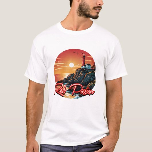 T-shirt Passion rouge (Devant)