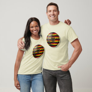 T-shirt Passionés du football de l'Allemagne du football
