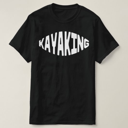 T-shirt Passionné de kayak (Design devant)