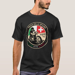 T-shirt Passo Dello Spluga Italie Suisse