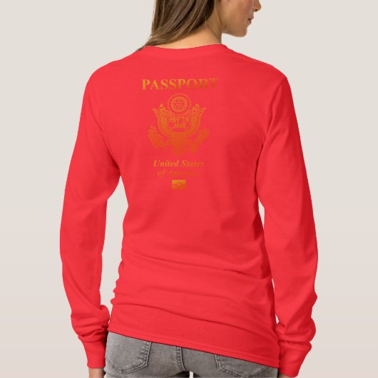 T-SHIRT PASSPORT(USA) (Dos)